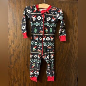 Hanna Andersson 3T Christmas Organic Cotton Onesie